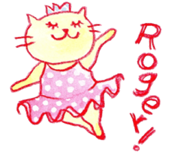 English The daily life of girls & kitty2 sticker #8073096