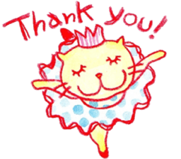 English The daily life of girls & kitty2 sticker #8073098