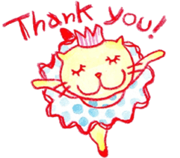 English The daily life of girls & kitty2 sticker #8073098