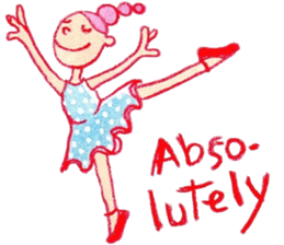 English The daily life of girls & kitty2 sticker #8073105