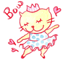 English The daily life of girls & kitty2 sticker #8073118