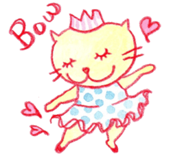 English The daily life of girls & kitty2 sticker #8073118