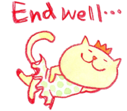 English The daily life of girls & kitty2 sticker #8073119