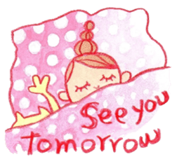 English The daily life of girls & kitty2 sticker #8073131