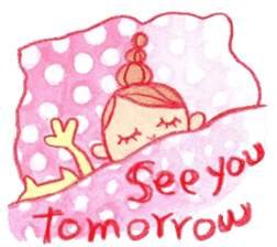 English The daily life of girls & kitty2 sticker #8073131