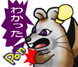 Behavior of Squirrel-Mouse sticker #8073198