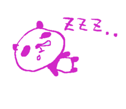 English simple panda sticker sticker #8073239