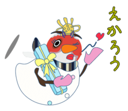 Yanai goldfish Frost sticker #8073381