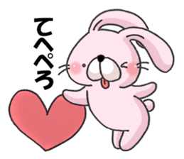 Loving rabbits sticker #8073735