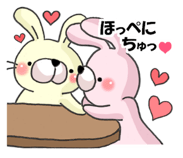 Loving rabbits sticker #8073744