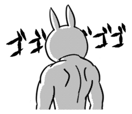 "HAKUTO" of the handsome white rabbit sticker #8073868