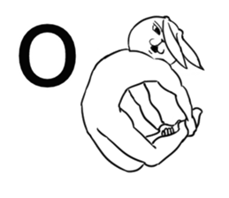 "HAKUTO" of the handsome white rabbit sticker #8073875