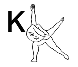 "HAKUTO" of the handsome white rabbit sticker #8073876