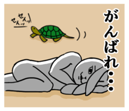 "HAKUTO" of the handsome white rabbit sticker #8073905