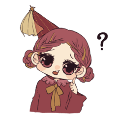 Little witch's sticker