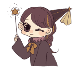 Little witch's sticker sticker #8074070