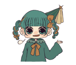 Little witch's sticker sticker #8074072