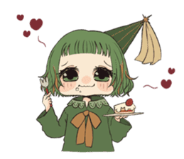 Little witch's sticker sticker #8074073