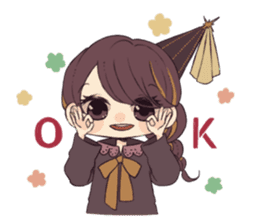 Little witch's sticker sticker #8074075