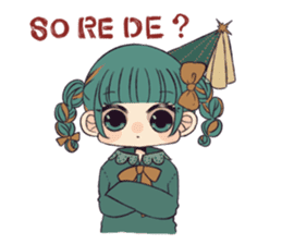 Little witch's sticker sticker #8074077