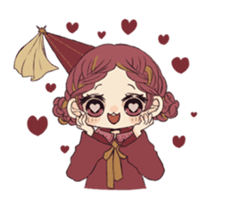 Little witch's sticker sticker #8074079