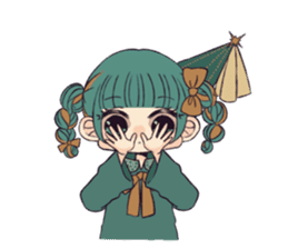 Little witch's sticker sticker #8074082