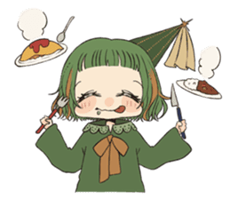 Little witch's sticker sticker #8074083