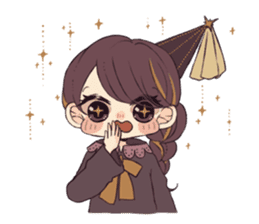 Little witch's sticker sticker #8074085