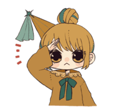Little witch's sticker sticker #8074086