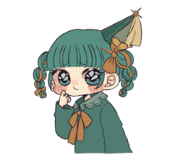 Little witch's sticker sticker #8074087