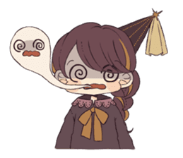 Little witch's sticker sticker #8074090