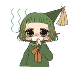 Little witch's sticker sticker #8074093