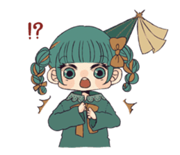 Little witch's sticker sticker #8074097