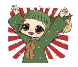 Little witch's sticker sticker #8074098