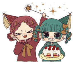 Little witch's sticker sticker #8074102