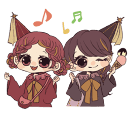 Little witch's sticker sticker #8074104