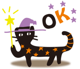 Halloween and Xmas cat sticker #8074188