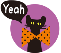 Halloween and Xmas cat sticker #8074190