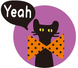 Halloween and Xmas cat sticker #8074190