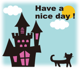 Halloween and Xmas cat sticker #8074203