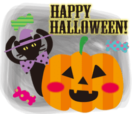 Halloween and Xmas cat sticker #8074207