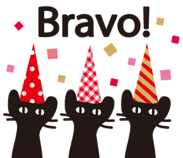 Halloween and Xmas cat sticker #8074216