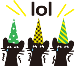 Halloween and Xmas cat sticker #8074217