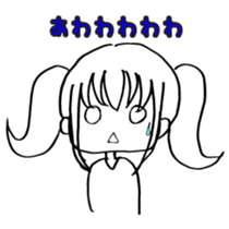transparent pigtails Fuwari chan! sticker #8074460