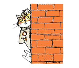 Detective Cat (chinese version) sticker #8074893