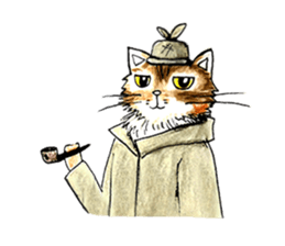 Detective Cat (chinese version) sticker #8074898