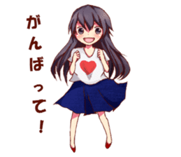 Daily life oe the girl sticker #8074949
