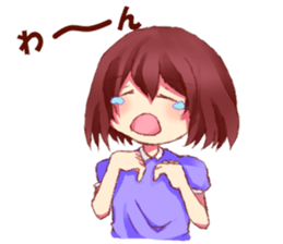 Daily life oe the girl sticker #8074964