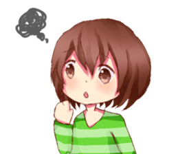 Daily life oe the girl sticker #8074966