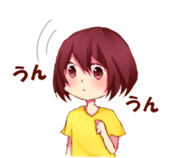 Daily life oe the girl sticker #8074985